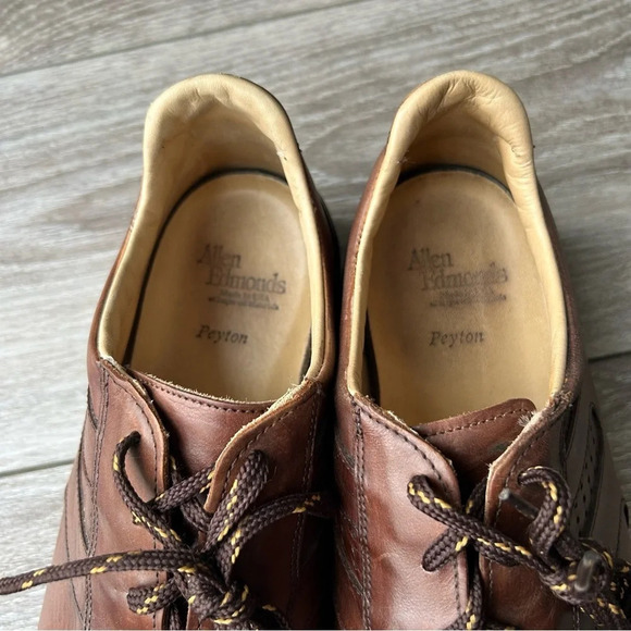 Vintage Allen Edmonds Peyton Fine Leather Oxford Shoes - Picture 6 of 14